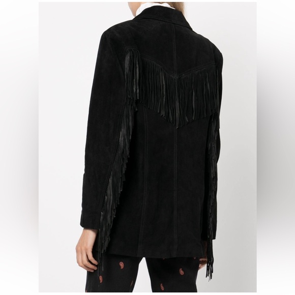 Re/done Suede Fringe Jacket - Picture 3 of 11